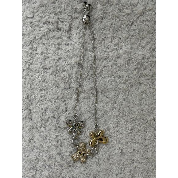 Coach Gold & Silver Tone Butterfly Bracelet #63569 - Picture 5 of 5